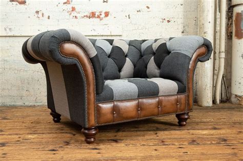 Camden Patchwork Chesterfield Armchair Oswald And Pablo