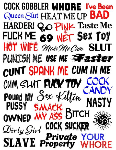 36 Kinky Temporary Tattoos For Adults Set Of Sexy Bdsm Etsy