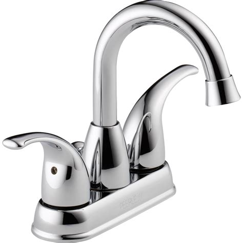 Easy diy repair on delta peerless delex leaking leaky sink lavatory faucets danco stem kit washers model # 09989 danco. Shop Peerless Tempo Chrome 2-Handle 4-in Centerset ...