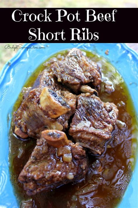 The loin is great when seared and then slow roasted. Crock Pot Short Ribs | Recipe | Rib recipes, Food recipes, Slow cooker recipes