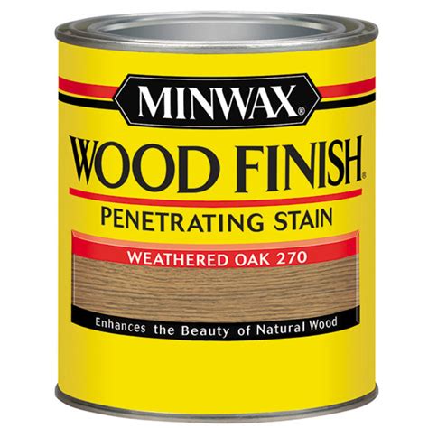 Minwax Weathered Oak 270 Wood Finish Penetrating Stain By Minwax At
