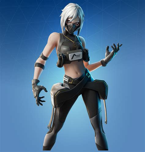 Is Hush The Only Girl Skin With Short White Hair And A Black Face Mask Rfortnitebr