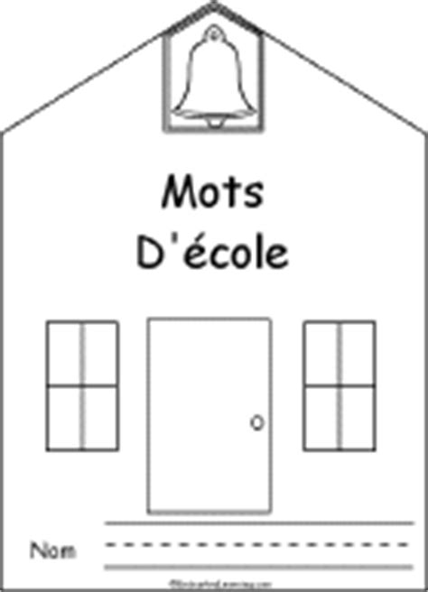 French School Words Book, A Printable Book ...