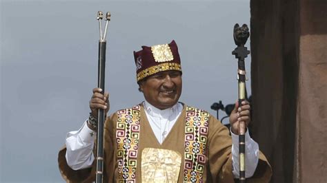 La Ceremonia Ritual De Asunción De Evo Morales En Tiahuanaco La Voz