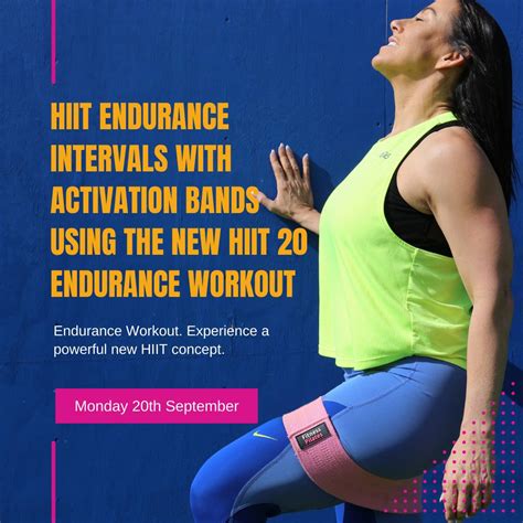 Hiit Endurance Intervals With Activation Bands Choreographytogo