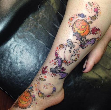 40 must see tattoos for halloween temporary tattoo blog cute halloween tattoos halloween