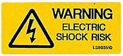 Electricity substation compound part of the electrical distribution network in west cork, ireland electricity substation compound part of the electrical. Warning Electric Shock Risk Label