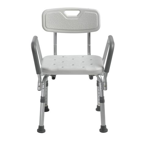 Drive Medical Shower Chair With Back And Removable Padded Arms