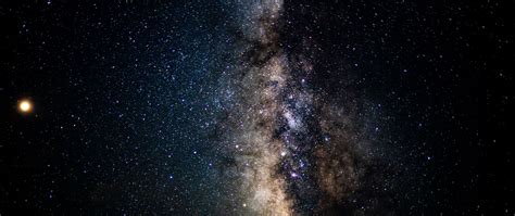 Download Wallpaper 2560x1080 Space Stars Milky Way Universe