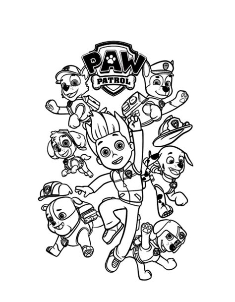 Die malvorlagen von paw patrol sind super aber mein sohn vermisst zuma. 17 Paw Patrol Ausmalbilder Zum Ausdrucken - Kids-AusmalbilderTV