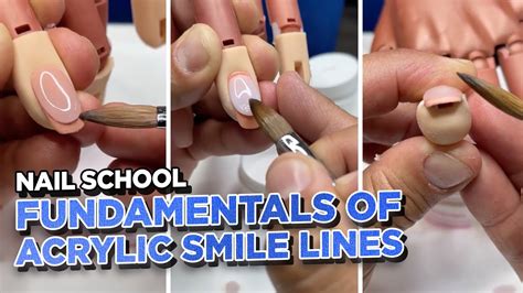 Yn Nail School The Fundamentals Of Acrylic Smile Lines Youtube