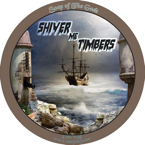 Shiver Me Timbers Shaving Soap With Menthol Van Yulay