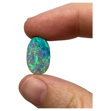 Natural 1113 Ct Green Blue Oval Australian Boulder Opal For Sale At