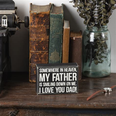 I Love You Dad Box Sign Primitives By Kathy