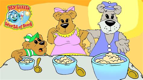 Goldilocks And The Three Bears Porridge Black And White
