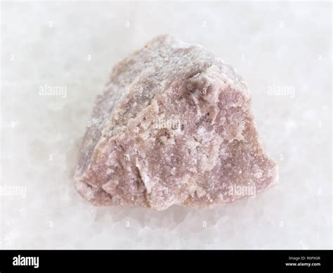 Raw Dolomite Stone On White Marble Stock Photo Alamy