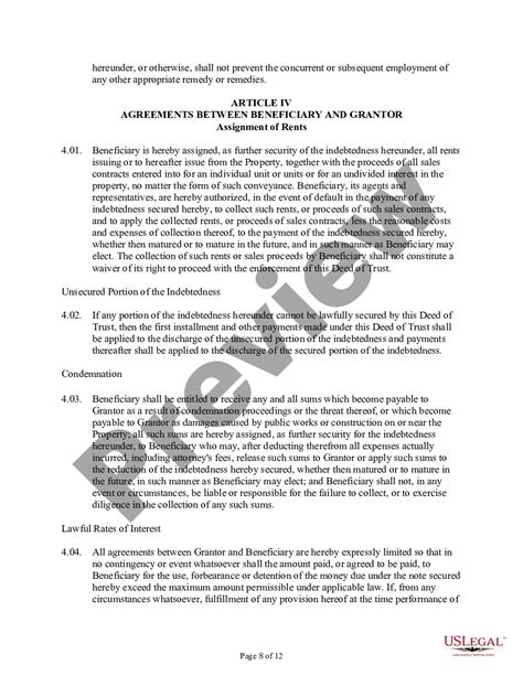 Laredo Texas Deed Of Trust And Security Agreement Us Legal Forms