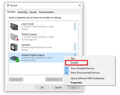 How To Enable Realtek Digital Output In Windows 10 Technobezz