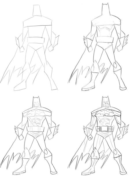 Batman Drawing Easy 2 Ways To Draw Batman For Beginners How To Draw
