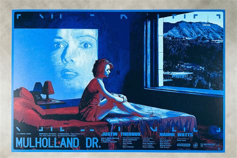Mulholland Drive Variant By Krzysztof Domaradzki Limited Edition Posters Poster Pirate