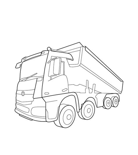 Free Truck coloring page - Download, Print or Color Online for Free