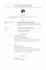 Photos of Insurance Agent Resume