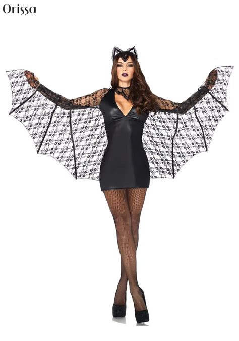 Women Sexy Halloween Costumes Hot Sale Bat Women S Halloween