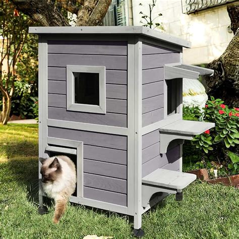 Amazon Com Outdoor Cat House For Winter