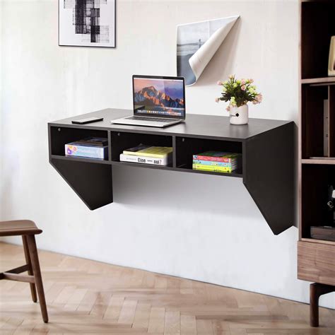 Wall Mounted Floating Desks Space Saving Solutions For Small Rooms