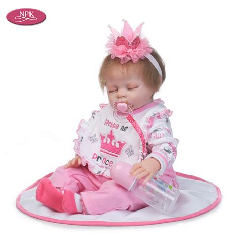 Npk 22 55cm Silicone Vinyl Adora Lifelike Bonecas Newborn Baby