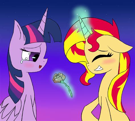 Mlp Twilight And Sunset Shimmer By Yourfavoritelove On Deviantart