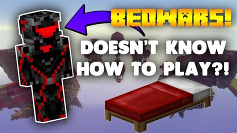 Minecraft Noob Fails At Bedwars New Bedwars Minigame On Hypixel