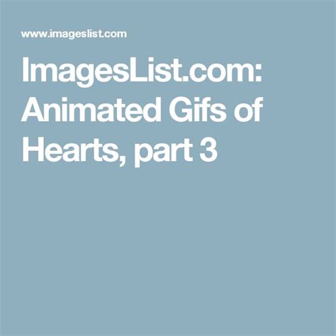 Imageslist Com Animated Gifs Of Hearts Part Animation Animated Images Gif