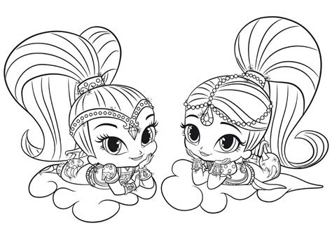 Maybe you would like to learn more about one of these? Shimmer and Shine Coloring Pages - 1NZA