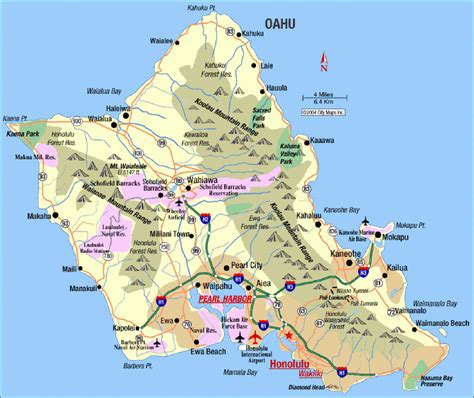 Mapas De Honolulu Havaí Mapasblog