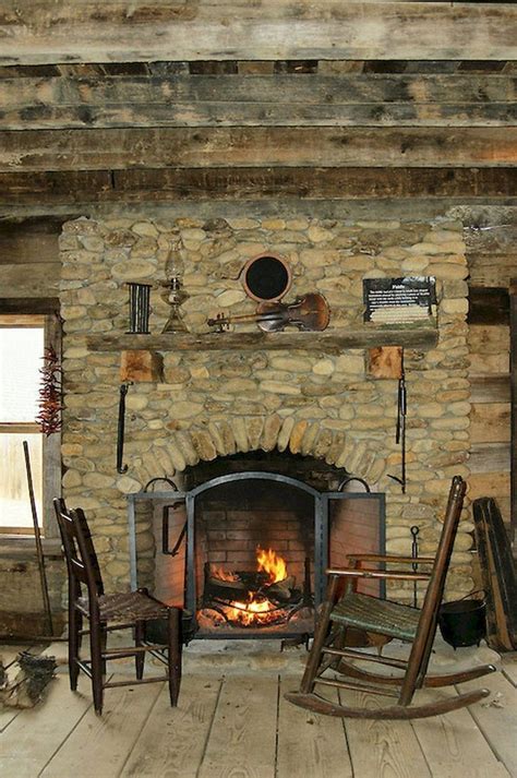 55 tasty corner fireplace ideas for your home cabin fireplace rustic house log cabin fireplace