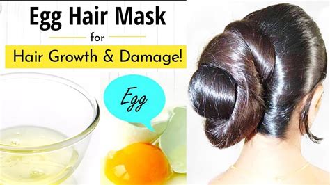 Homemade Egg Hair Masks For Hair Growth And Damaged Hair Egg Hair Mask