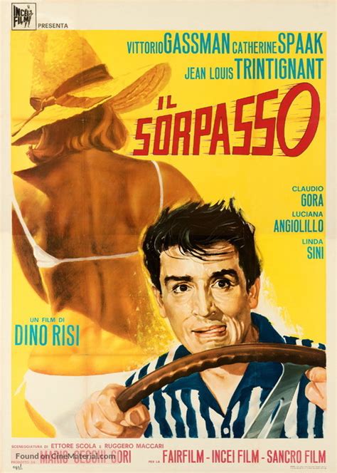 Il Sorpasso 1962 Italian Movie Poster