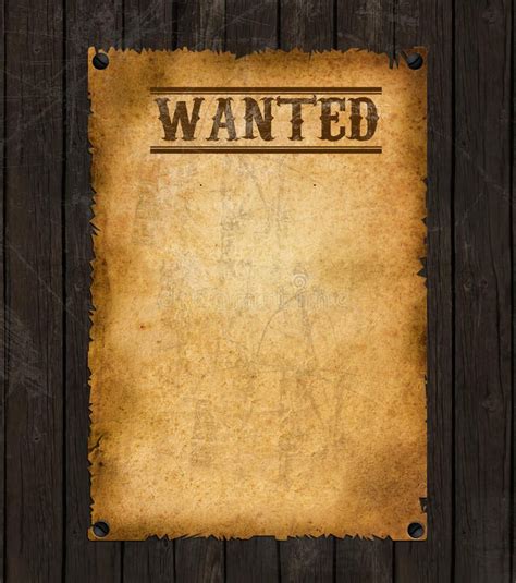 An Old Paper With The Word Wanted Written On It Against A Wooden