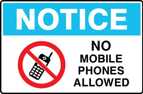 Mobile Phone Signs No Mobile Phones Allowed Seton Australia
