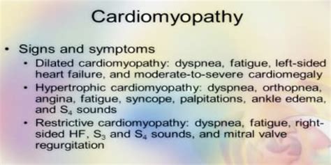 Cardiomyopathy Symptoms Diagnosis Treatment And Prevention