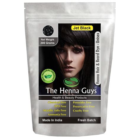 Jet Black Henna Hair Colordye 200 Grams 2 Step Process The Express Cargo Llc