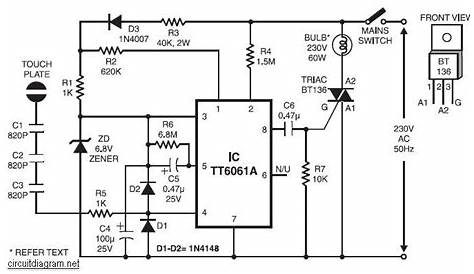 220v led dimmer circuit diagram