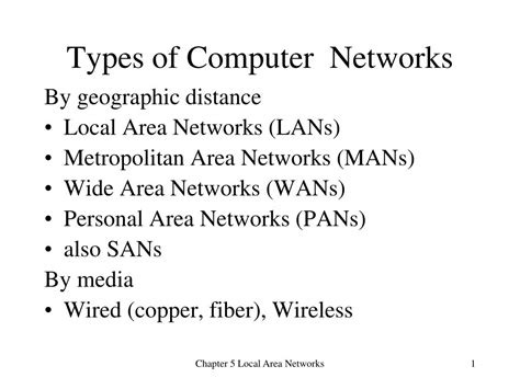 Ppt Types Of Computer Networks Powerpoint Presentation Free Download