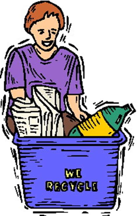Clipart - Animaatjes recycling 39867