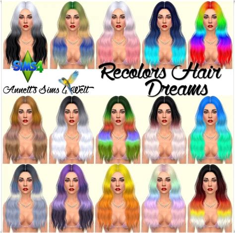 Annett S Sims 4 Welts Hairstyles ~ Sims 4 Hairs