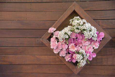 Flower Bouquet On The Wall Stock Image Image Of Backdrop 155318347