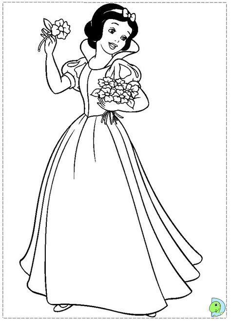 Snow White Coloring Page