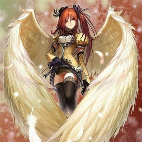 Red Anime Angel Female Anime Anime Angel Girl Anime Fantasy