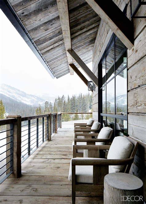 Montana Ski House With Stylish Details Frames The Rocky Mountains